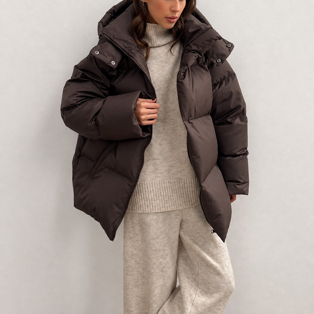 Natalia - Thick Jacket with Hood