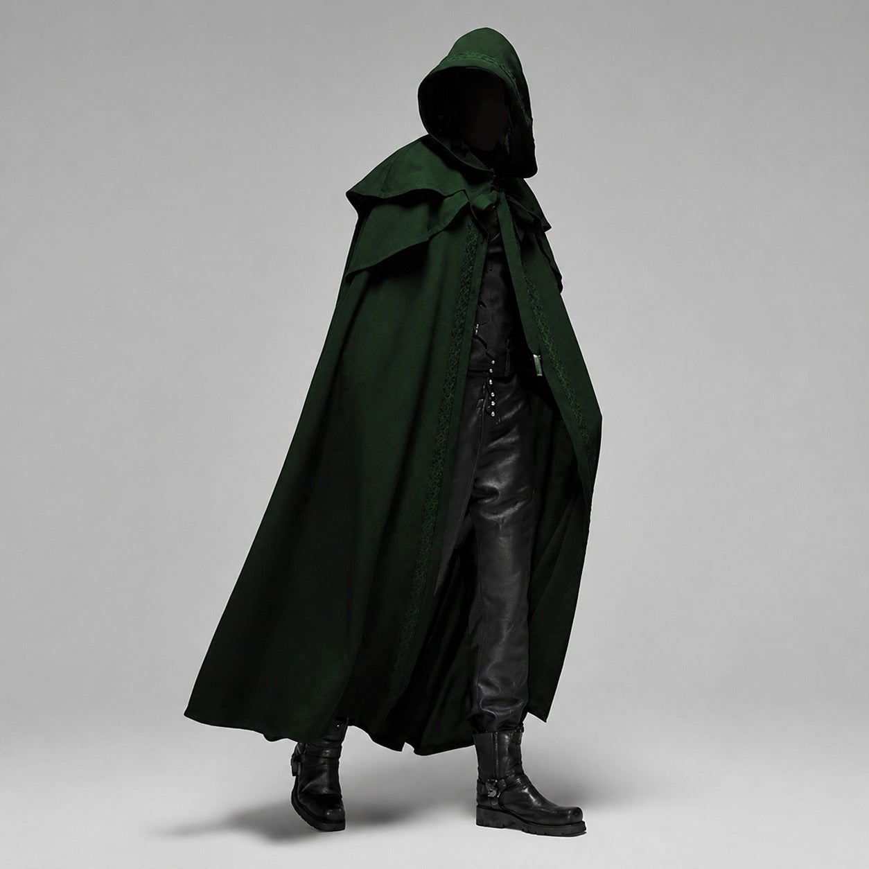 Lucien - Stylish hooded cape in gothic style