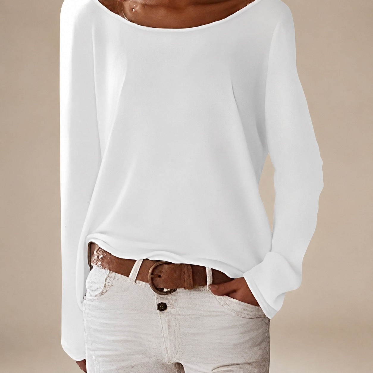 Alexa - Lightweight sweater with crew neck