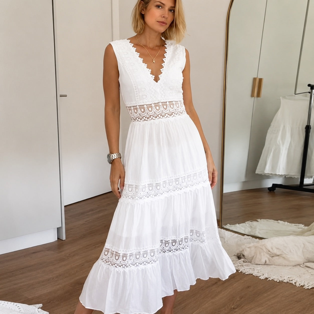 Tessa - Elegant Midi Dress