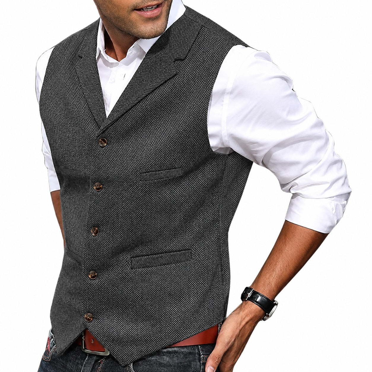 Jonas - Casual Slim Fit Vest