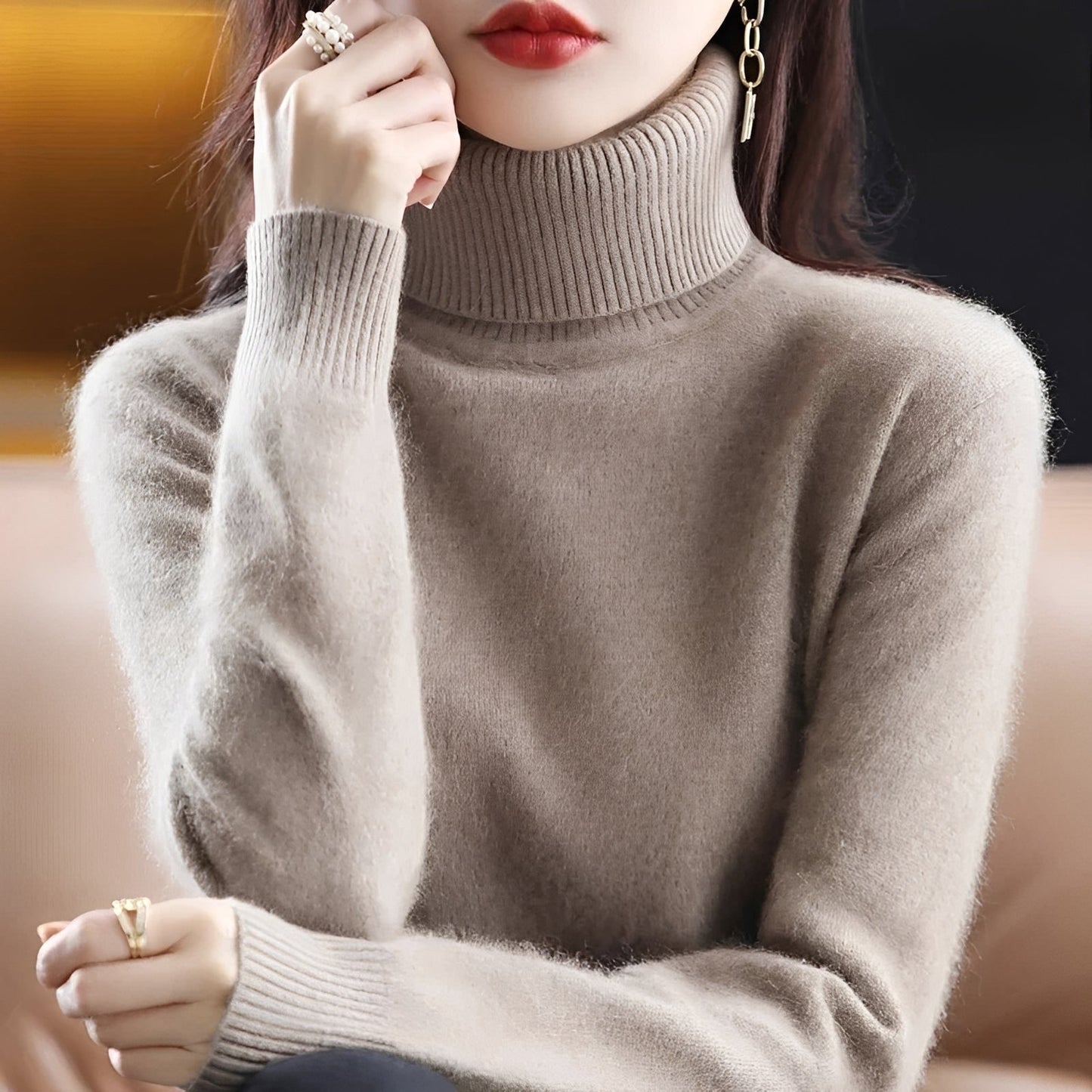 Letizia - Elegant turtleneck sweater