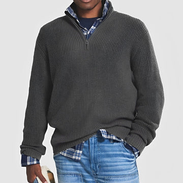 Sean - Cozy Zippered Sweater