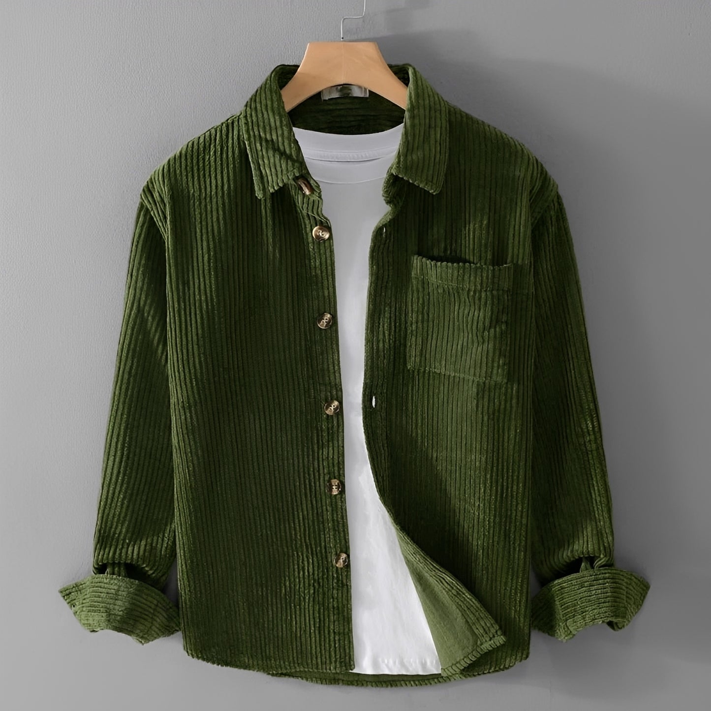 Ronald - Casual Corduroy Shirt