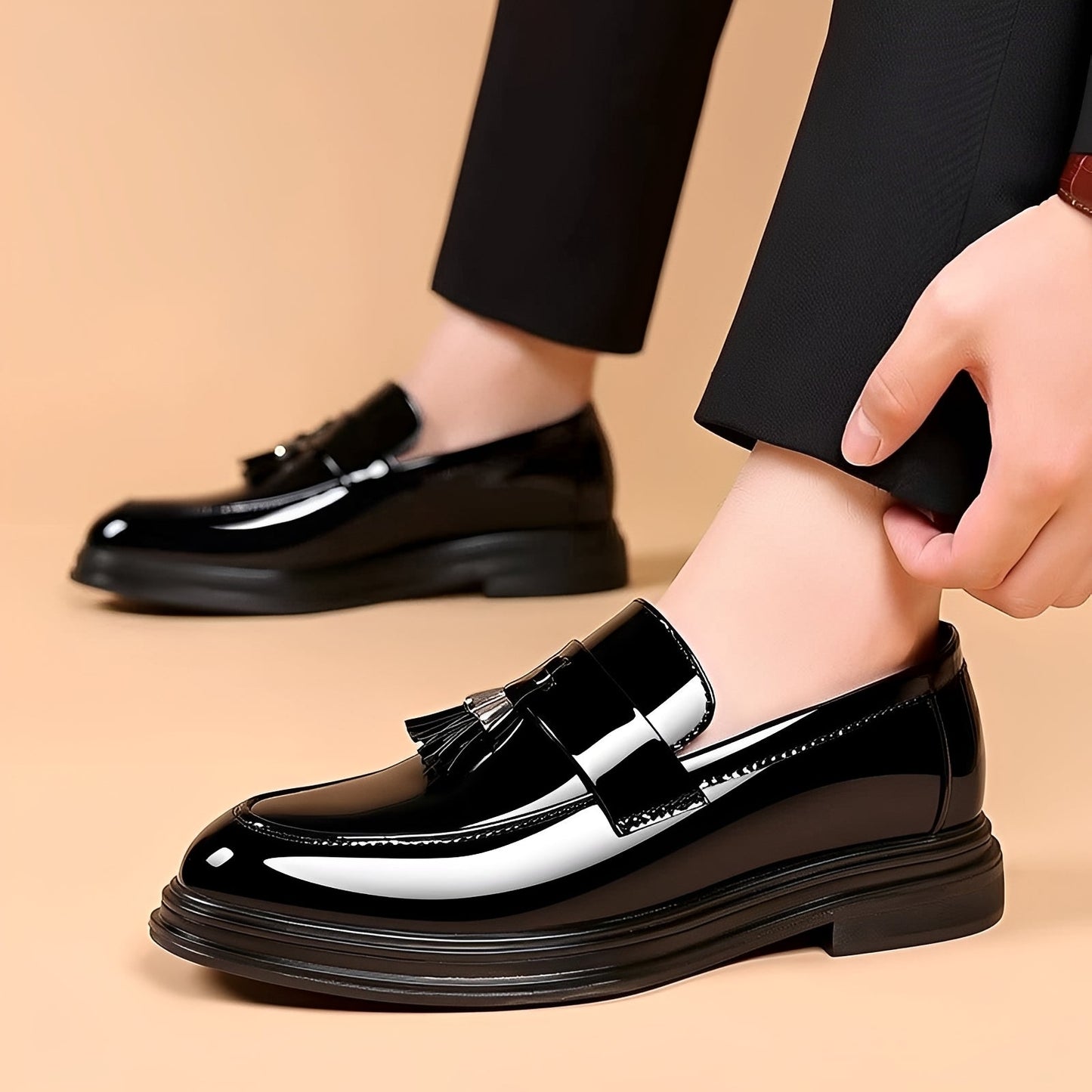 Jeevan - Formal Shoes with Soft Rubber Soles