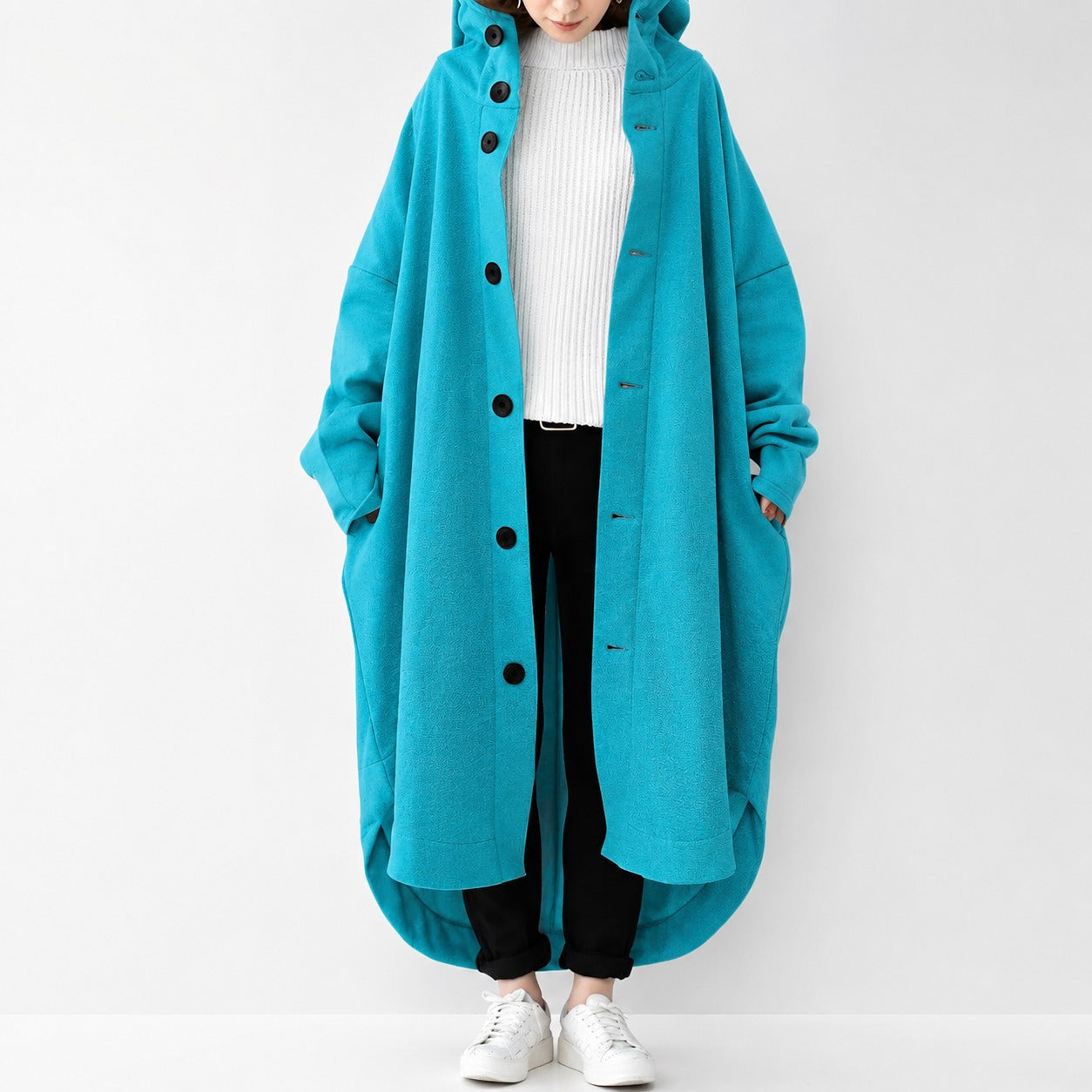 Jennica - Oversized Long Trench Coat