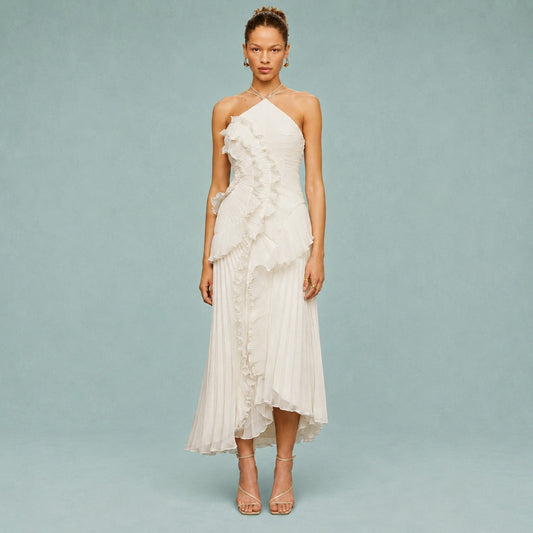 Roxan - Simple One Shoulder Long Dress