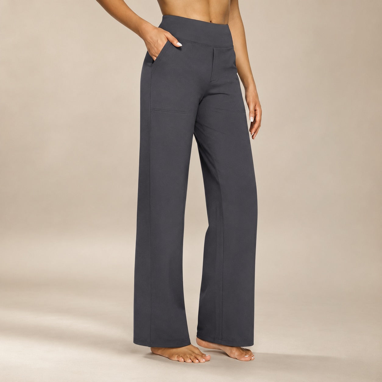 Roseanna - Elegant High-Waisted Stretch Pants