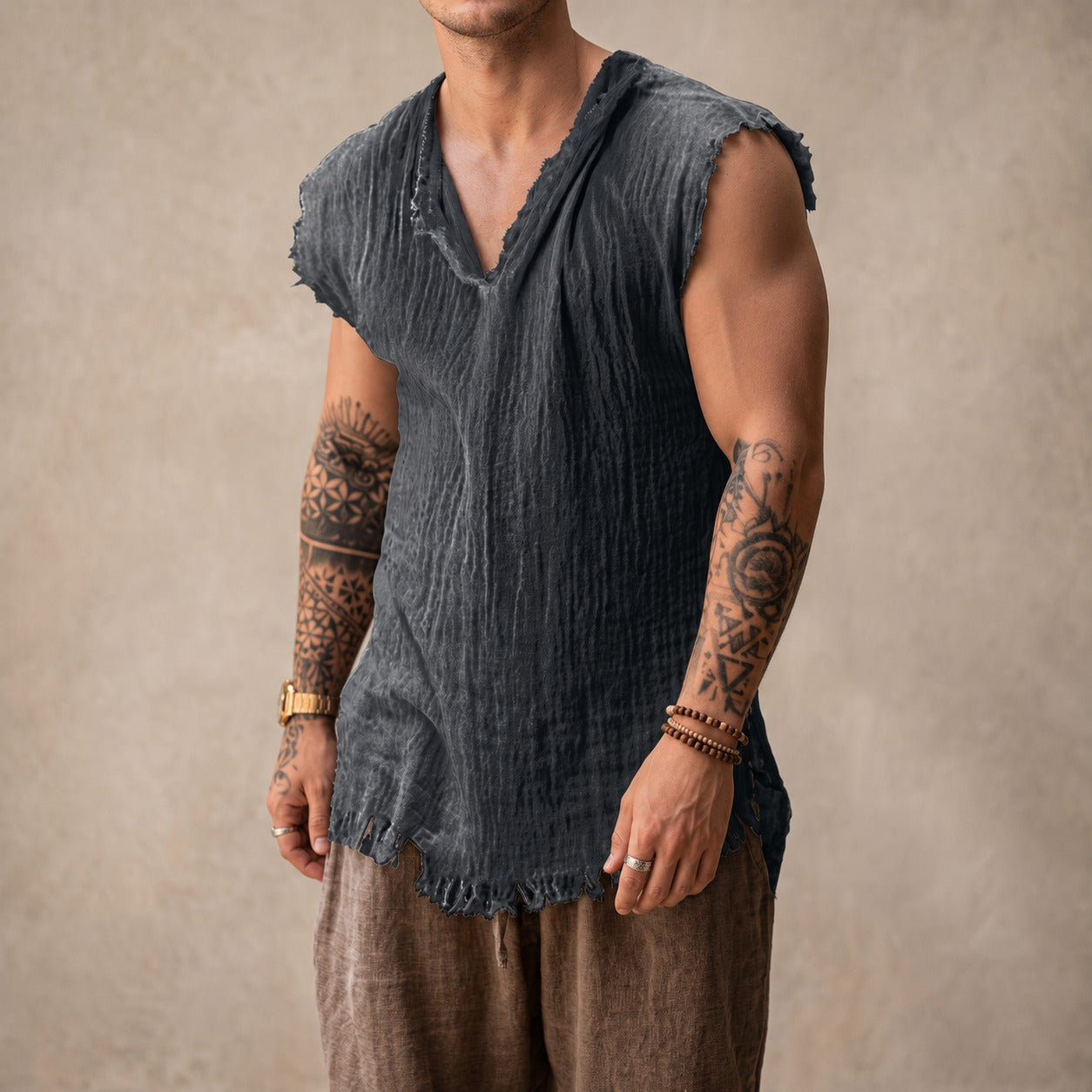 Brodie - Fashionable Loose Fit Sleeveless Top