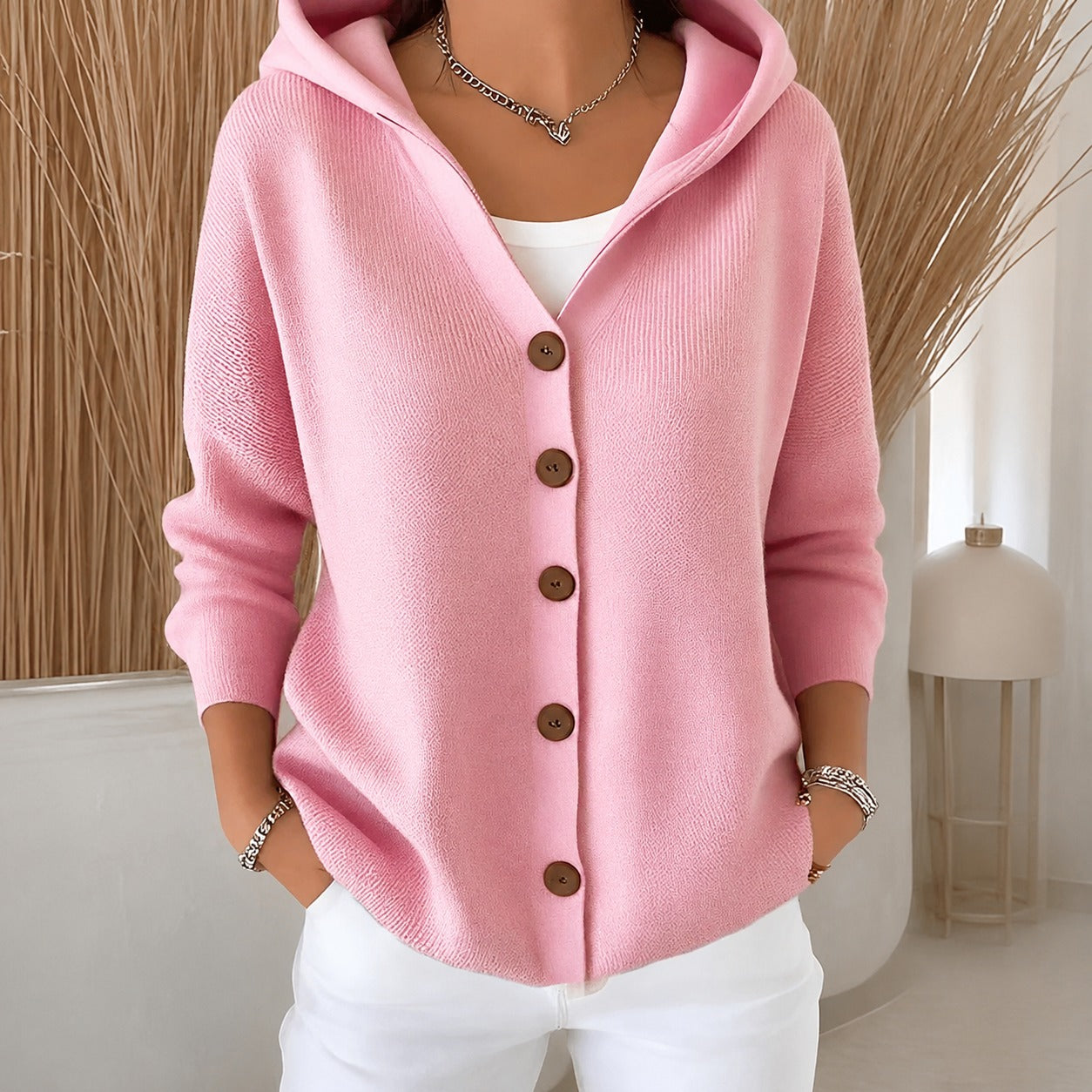 Ryanne - Comfy Long-Sleeved Hooded Jacket