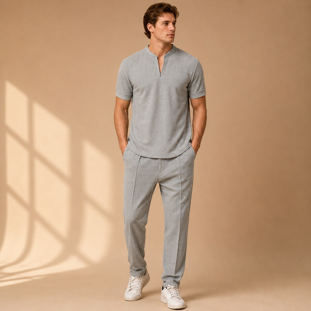 Howard - Simple Waffle 2-Piece Set