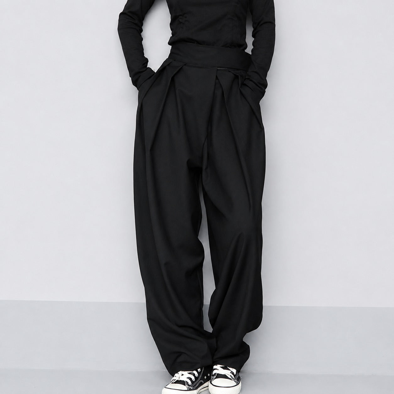Marisa - Wide velcro pants