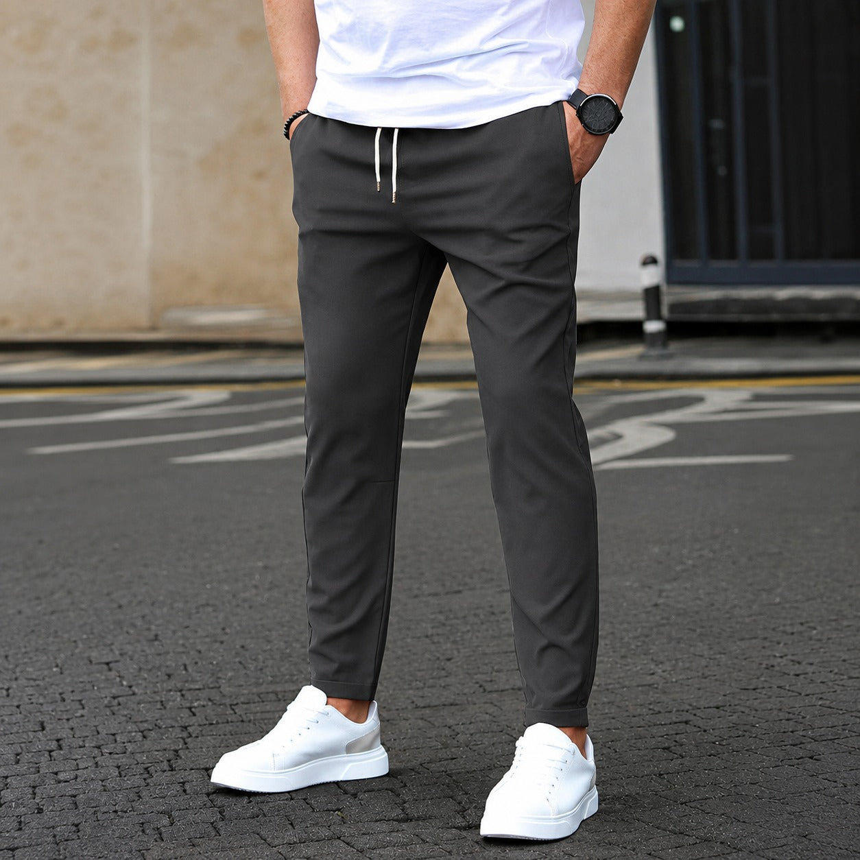 Didier - Casual Slim Stretch Trousers