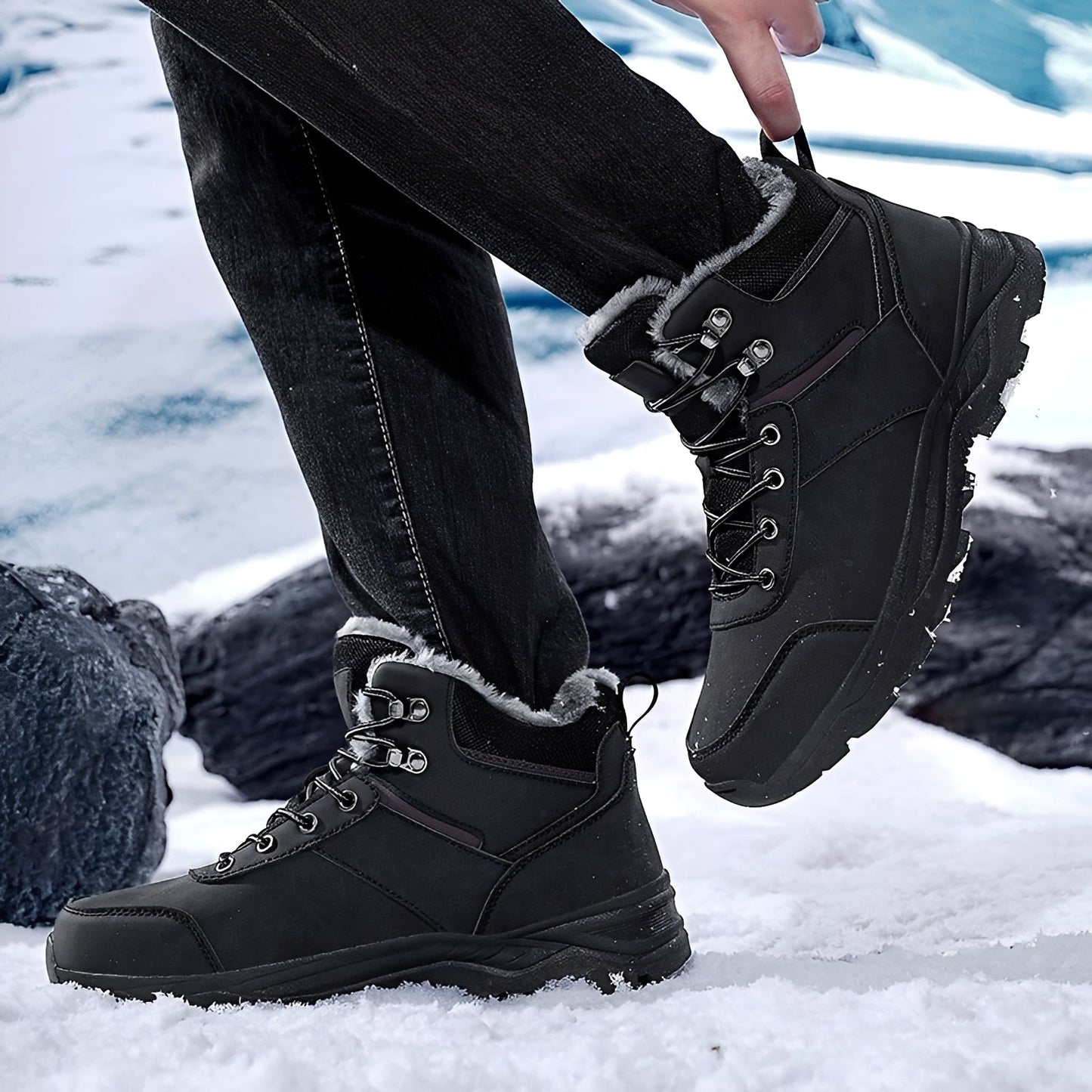 Franklin - Men's winter boots for outdoors, warm