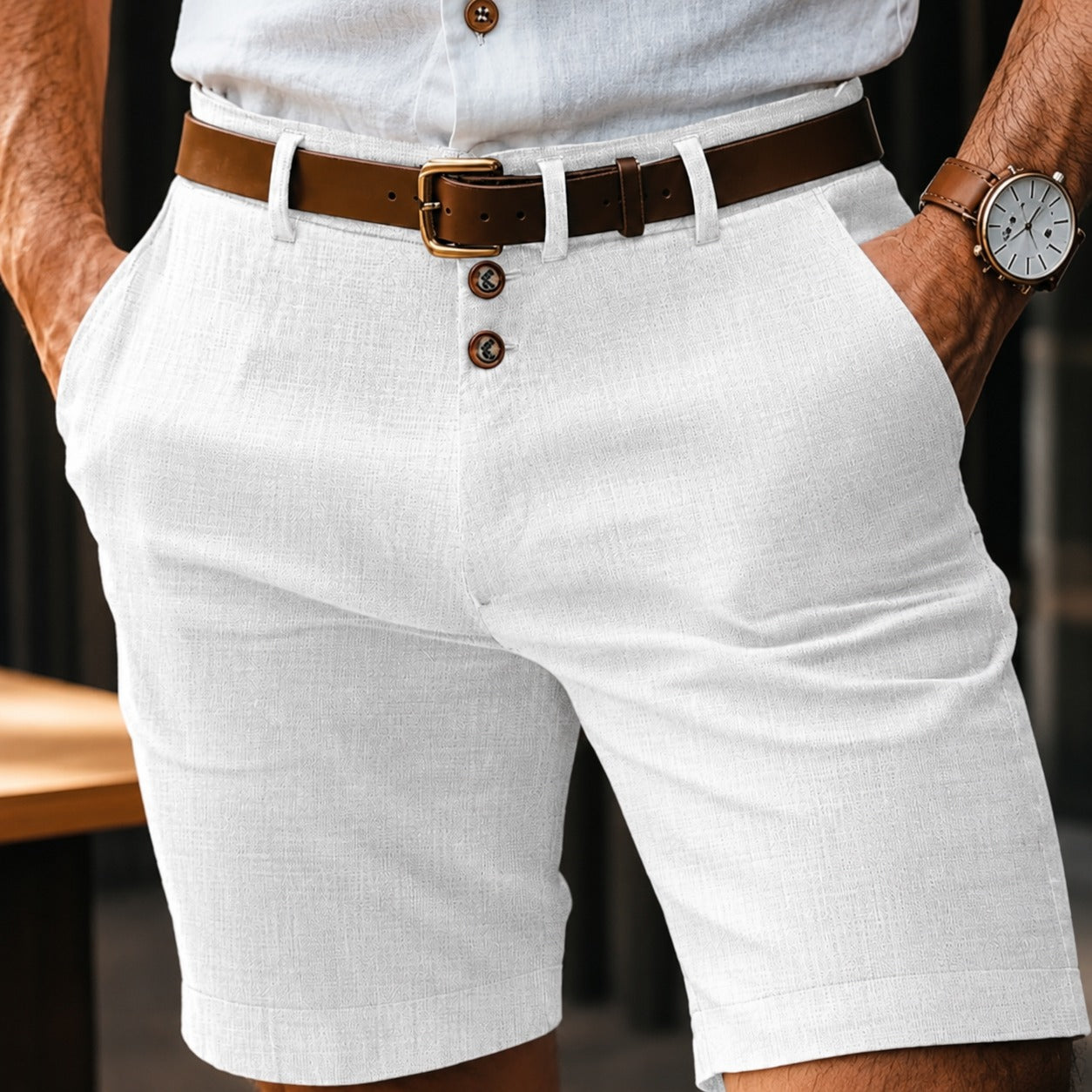Herbie - Relaxed Shorts with Buttons