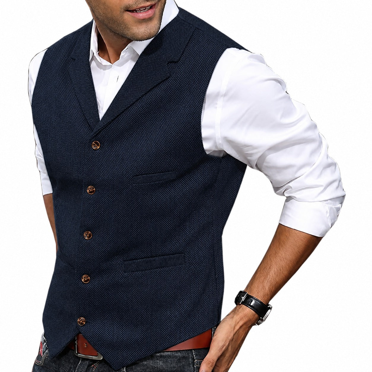 Jonas - Casual Slim Fit Vest