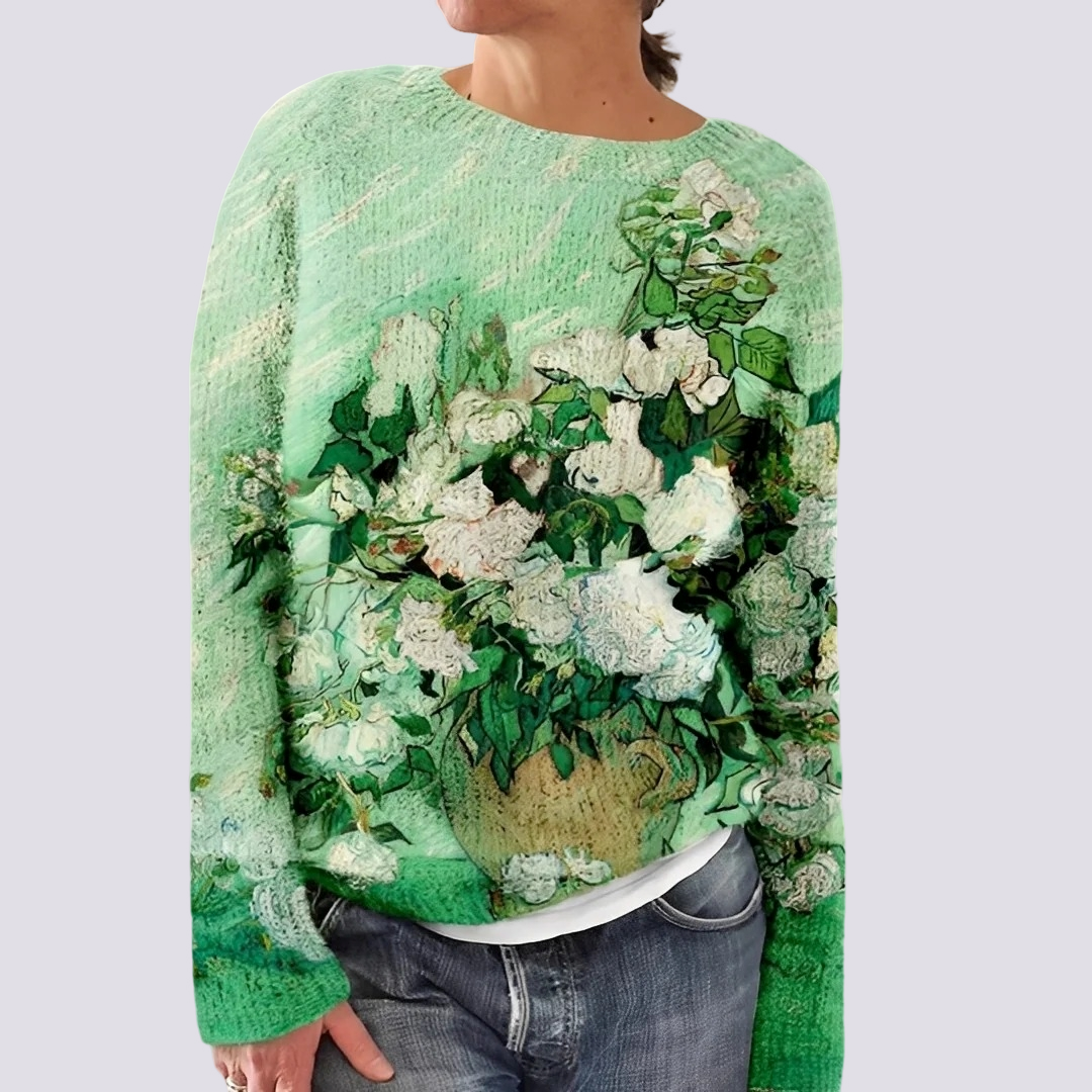 Liliane - Women's wool sweater for winter