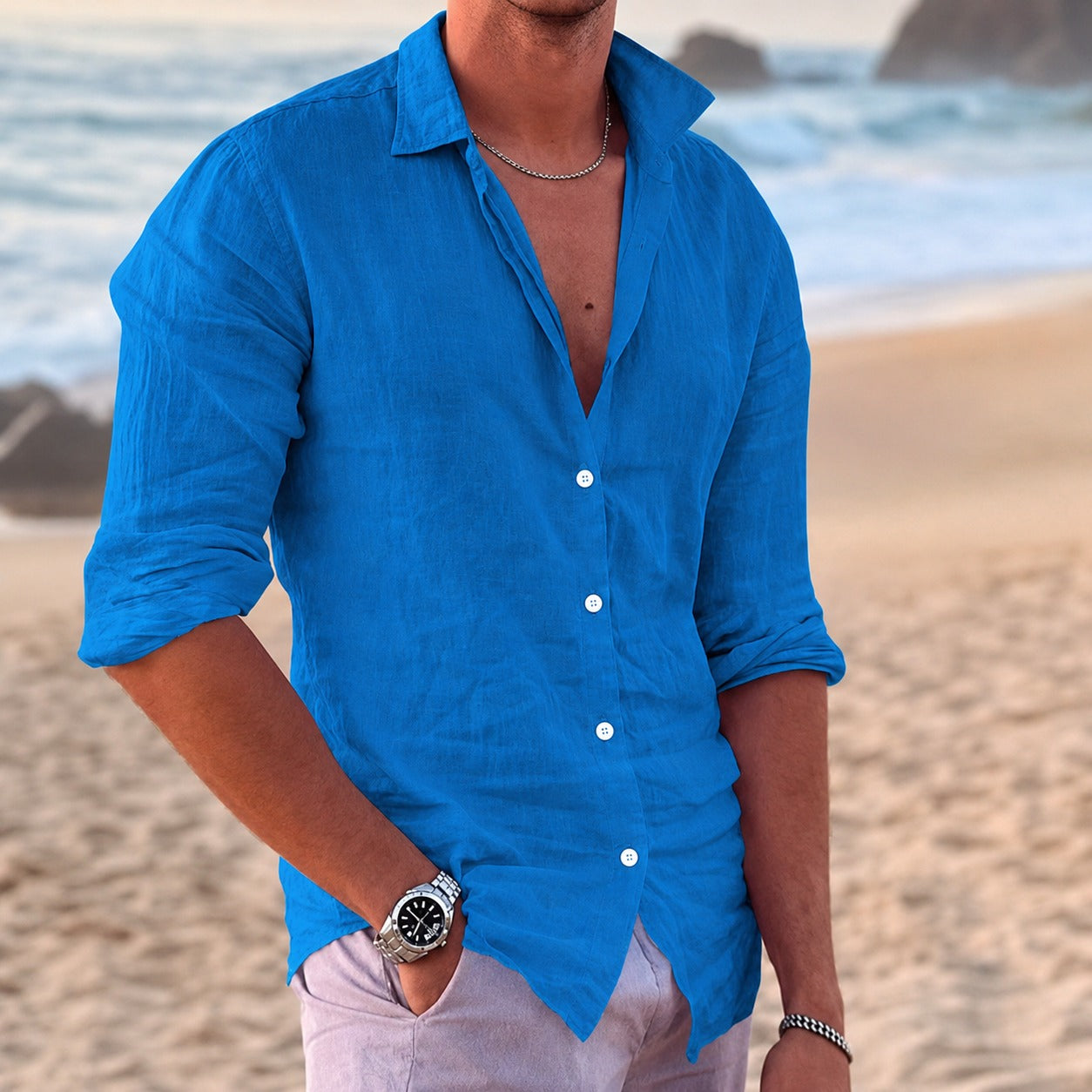 Anthony - Easygoing Long Sleeve Shirt