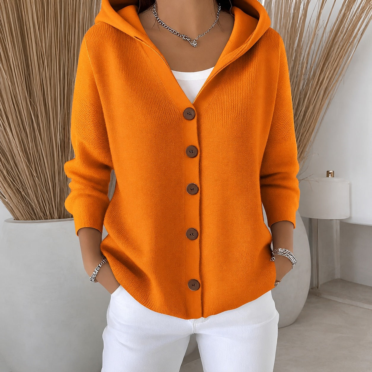 Ryanne - Comfy Long-Sleeved Hooded Jacket