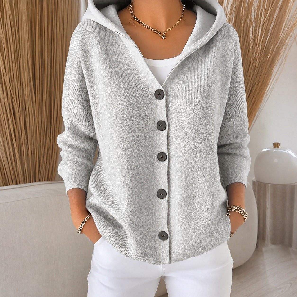 Ryanne - Comfy Long-Sleeved Hooded Jacket