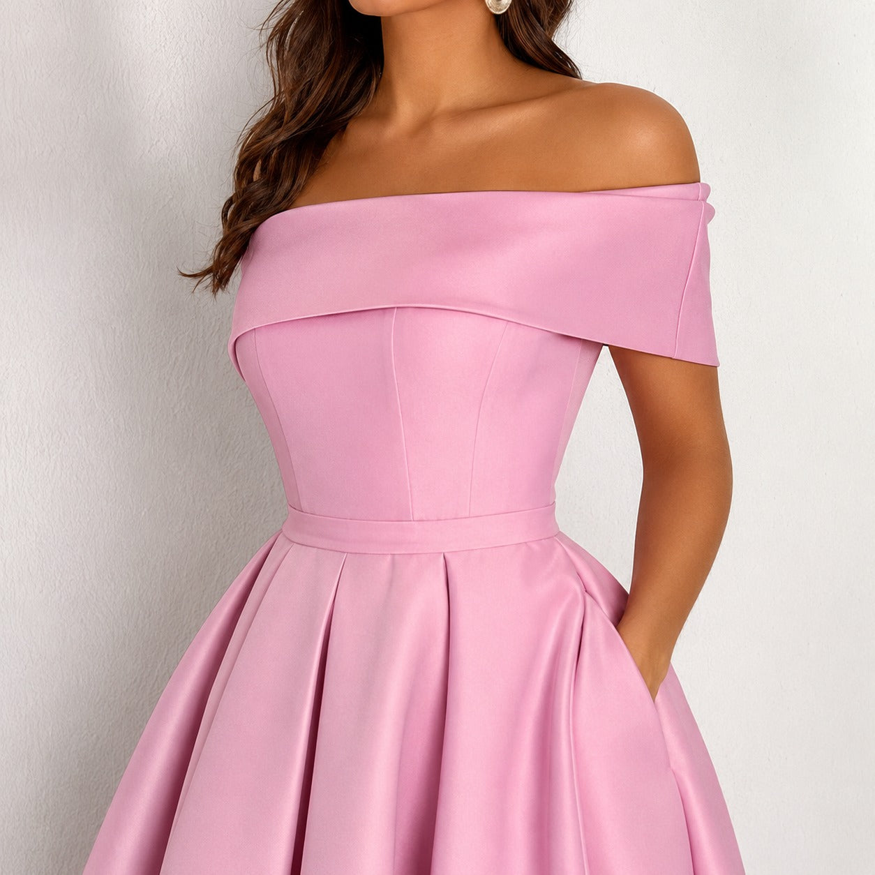 Erika - Chic Off Shoulder Dress