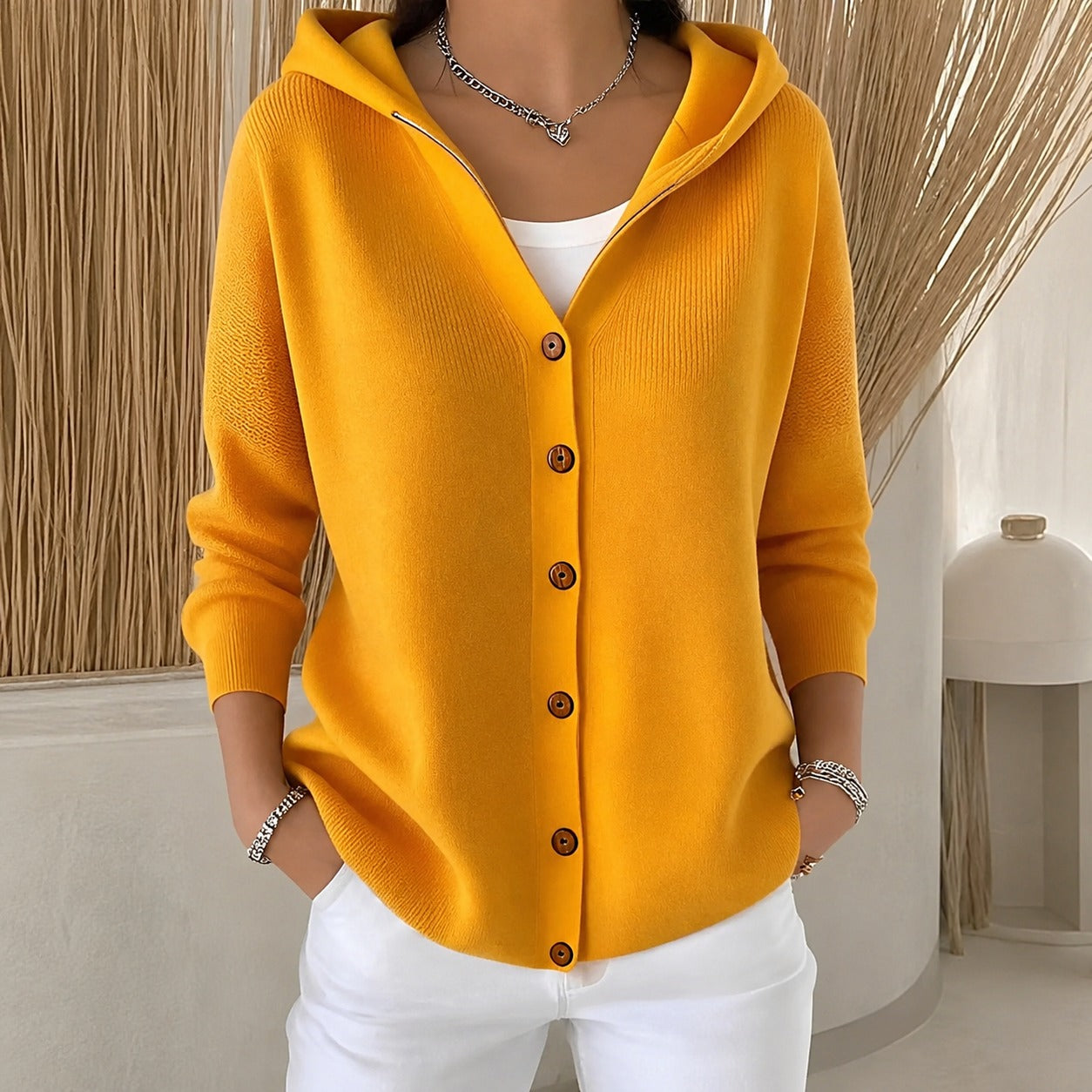 Ryanne - Comfy Long-Sleeved Hooded Jacket