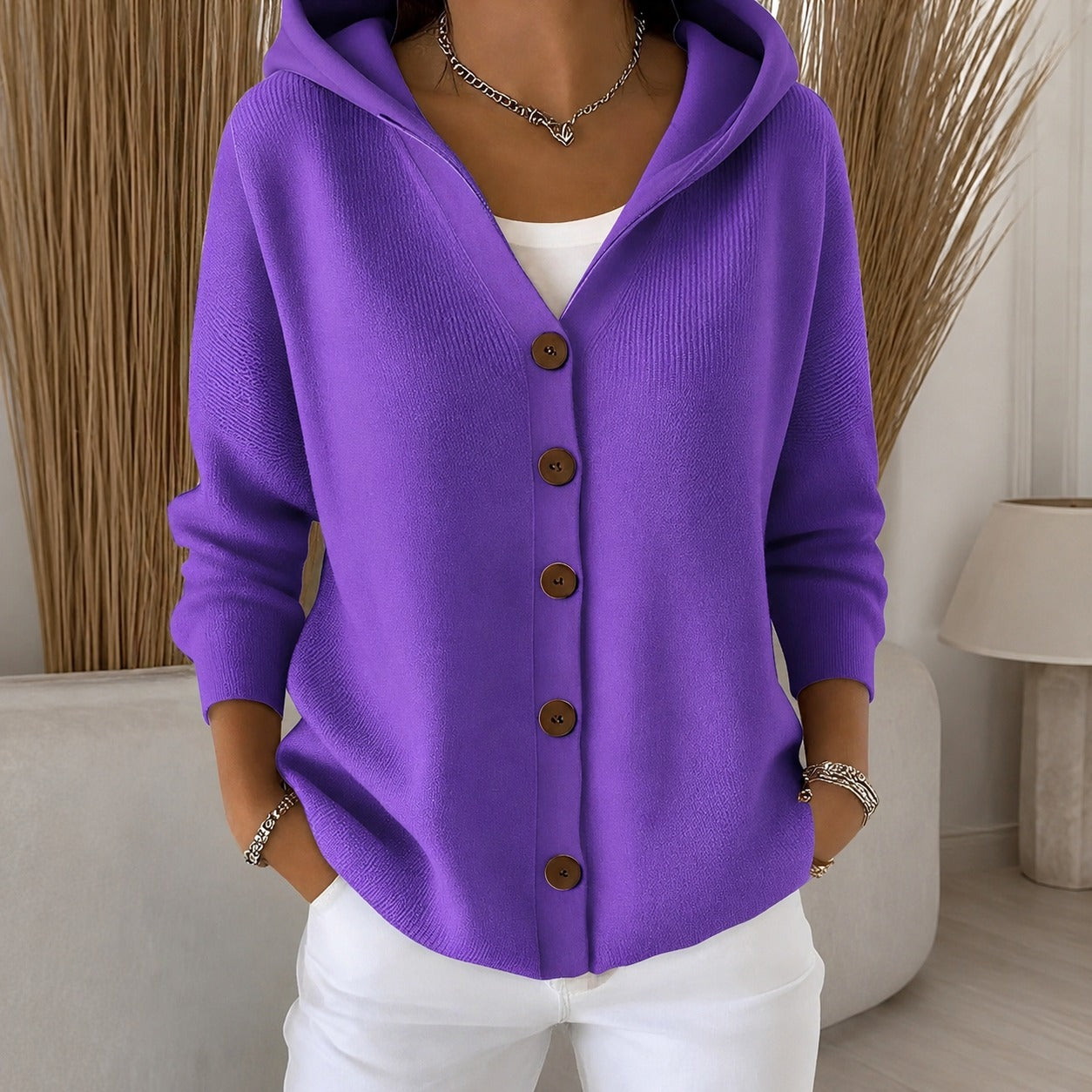 Ryanne - Comfy Long-Sleeved Hooded Jacket
