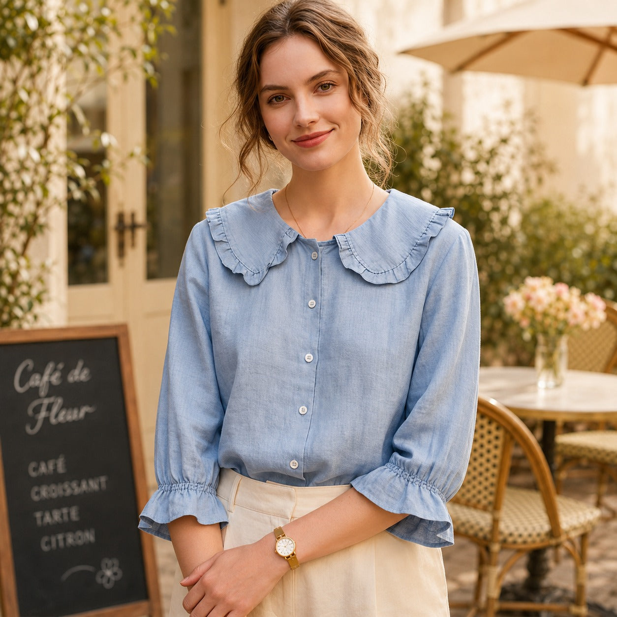 Kaci - Trendy Loose Blouse