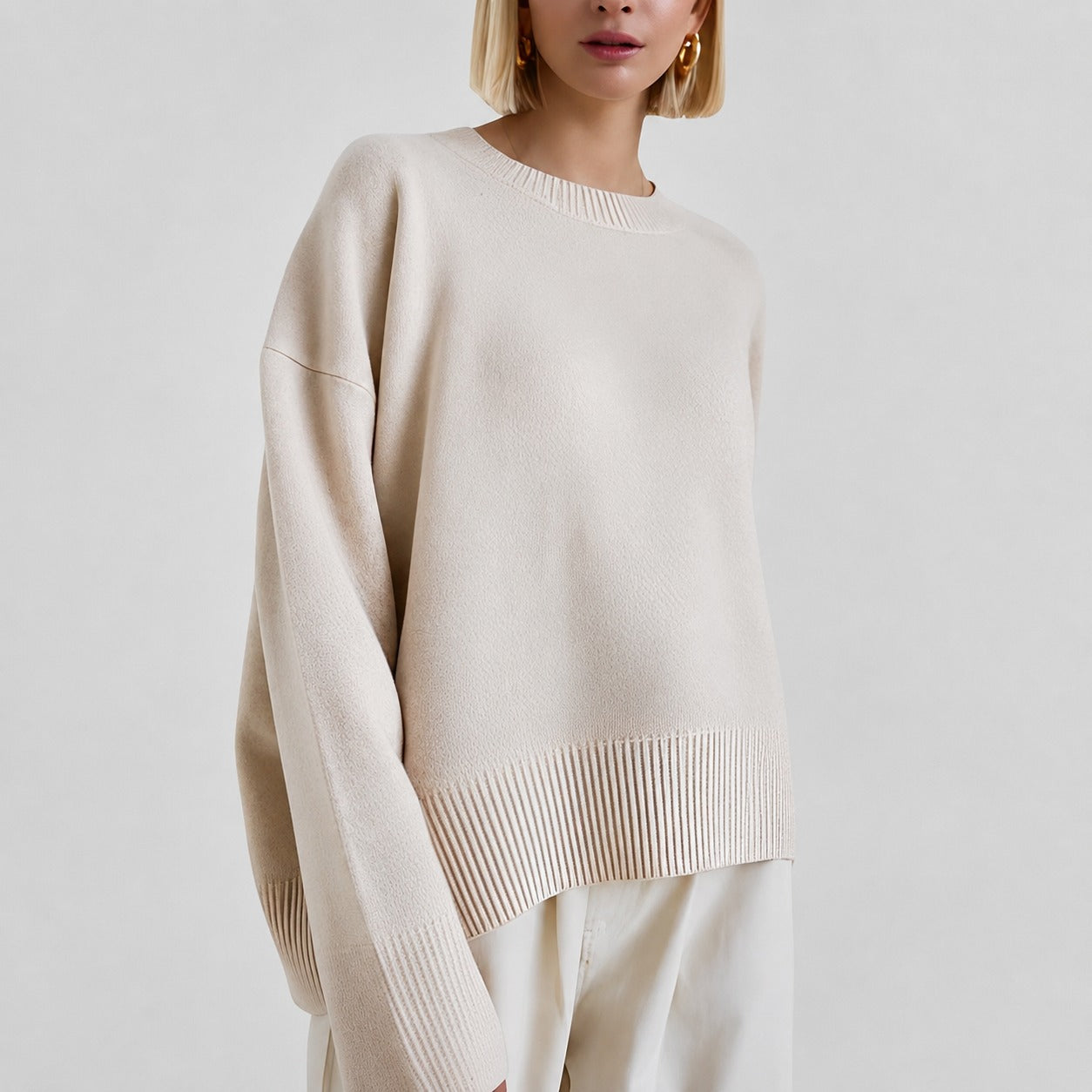 Pamella - Fashionable oversized sweater for women