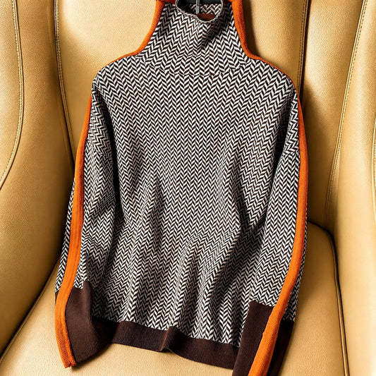 Anita - Stylish High Neck Sweater