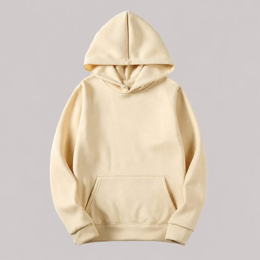 Mel - Comfortable Plain Hoodie