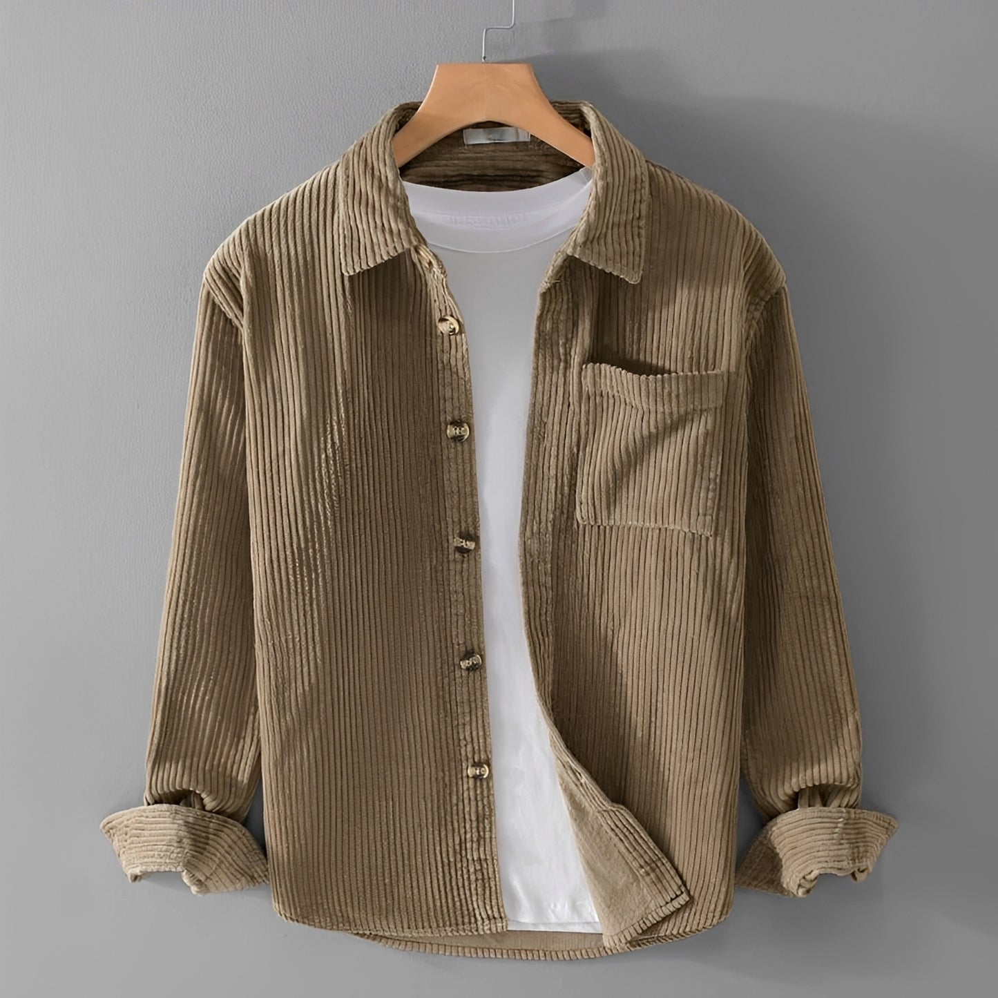 Ronald - Casual Corduroy Shirt