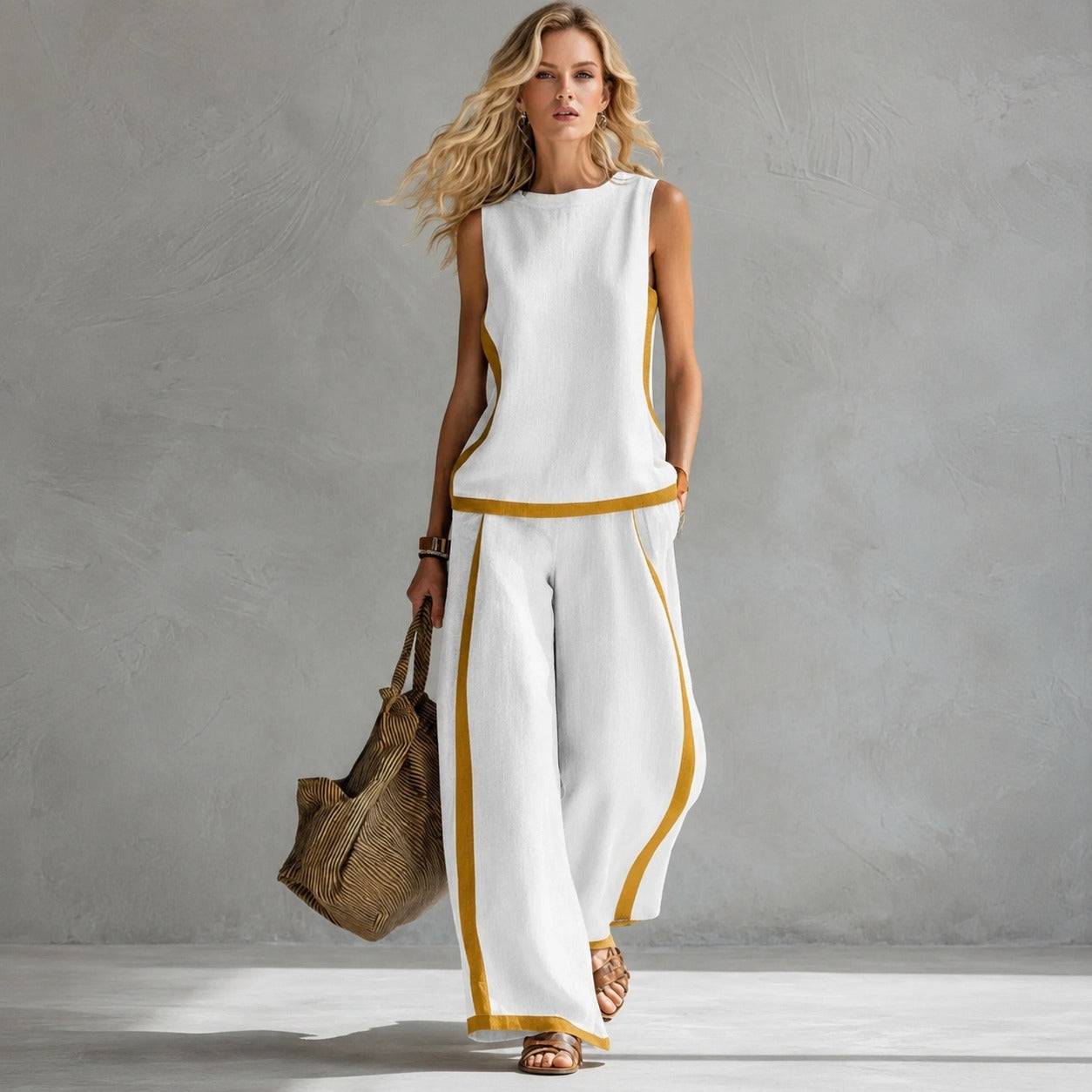 Lisa - Relaxed Sleeveless Set