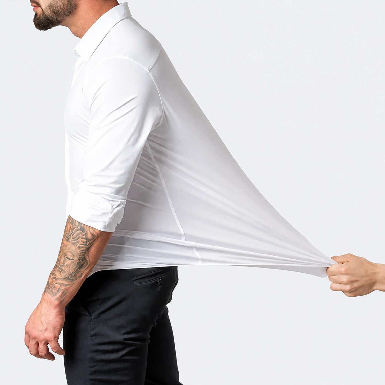 Hugo - Comfortable men's shirt made of stretch fabric