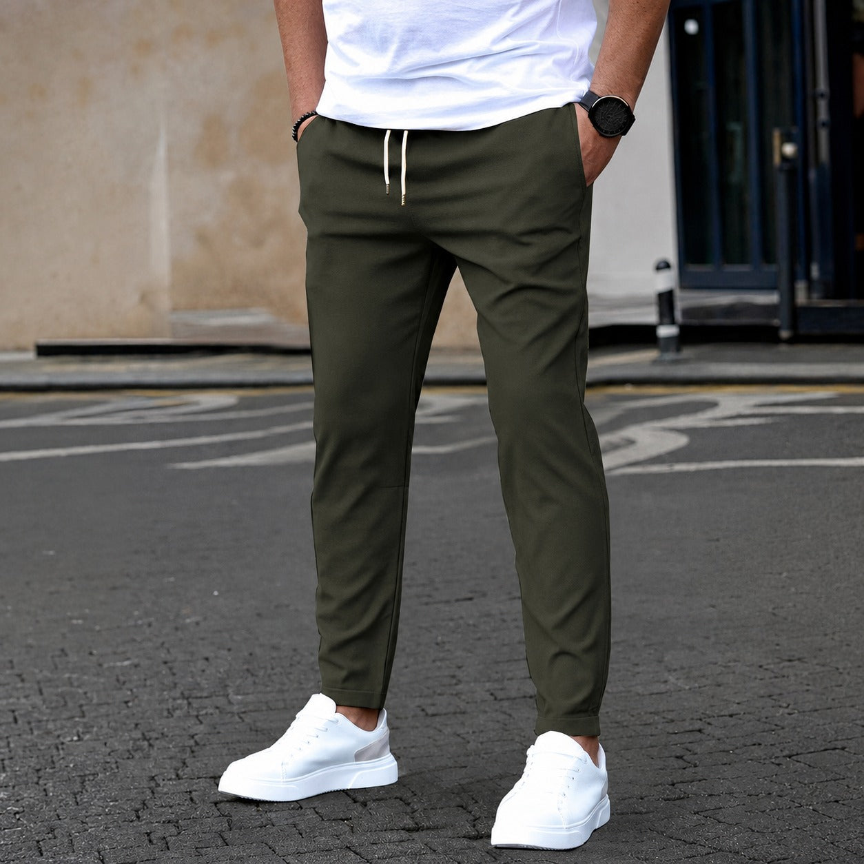 Didier - Casual Slim Stretch Trousers