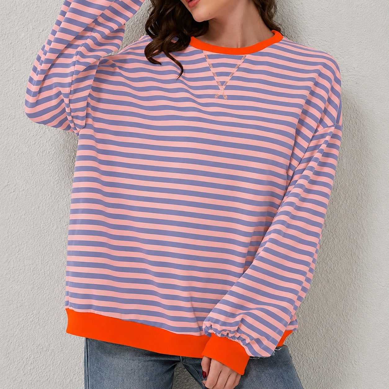 Monika - Loose Striped Sweater