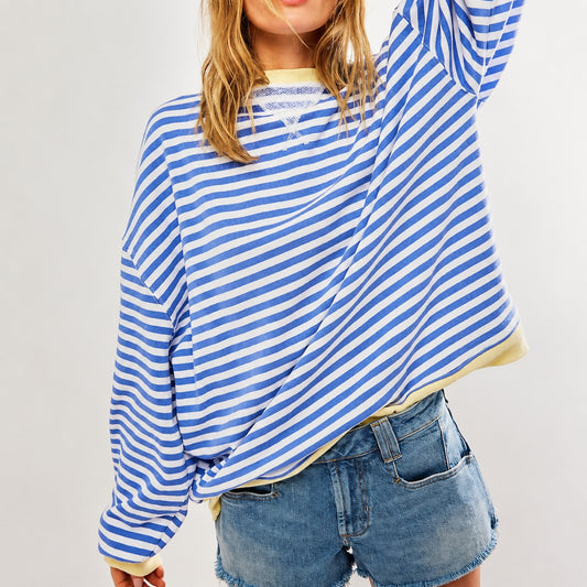 Monika - Loose Striped Sweater