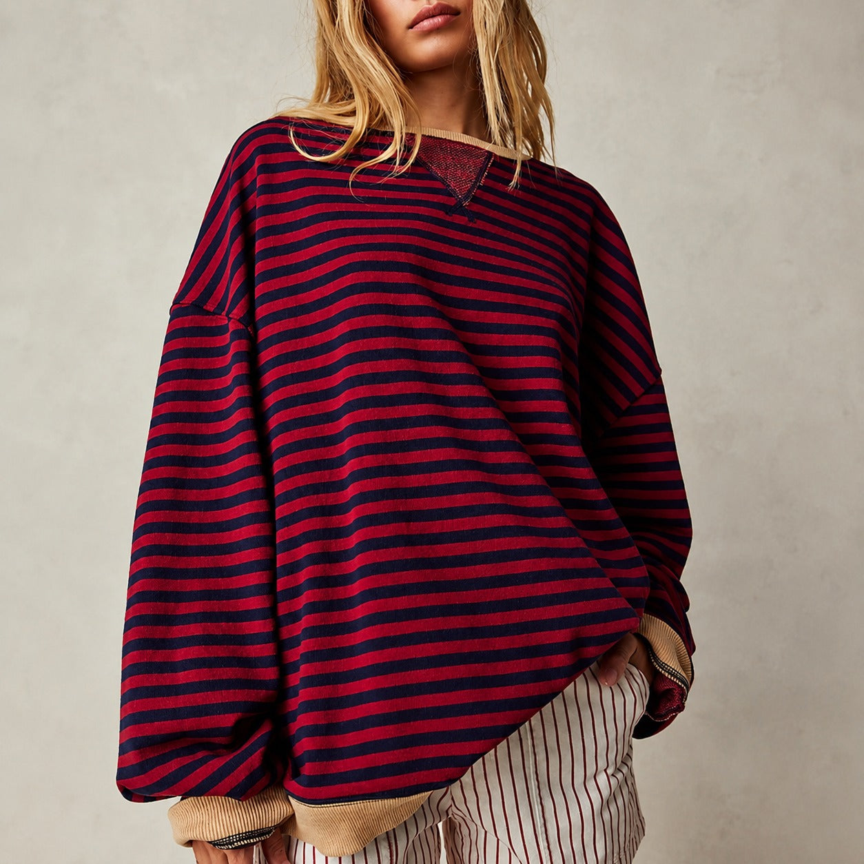 Monika - Loose Striped Sweater