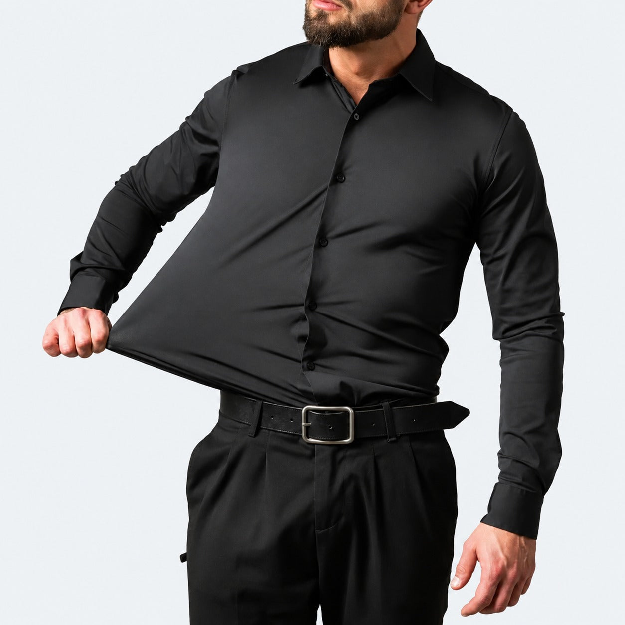 Hugo - Comfortable men's shirt made of stretch fabric