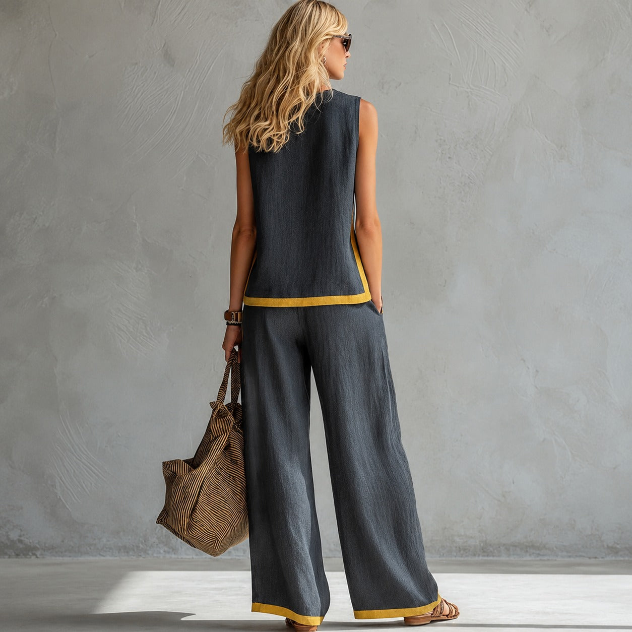 Lisa - Relaxed Sleeveless Set