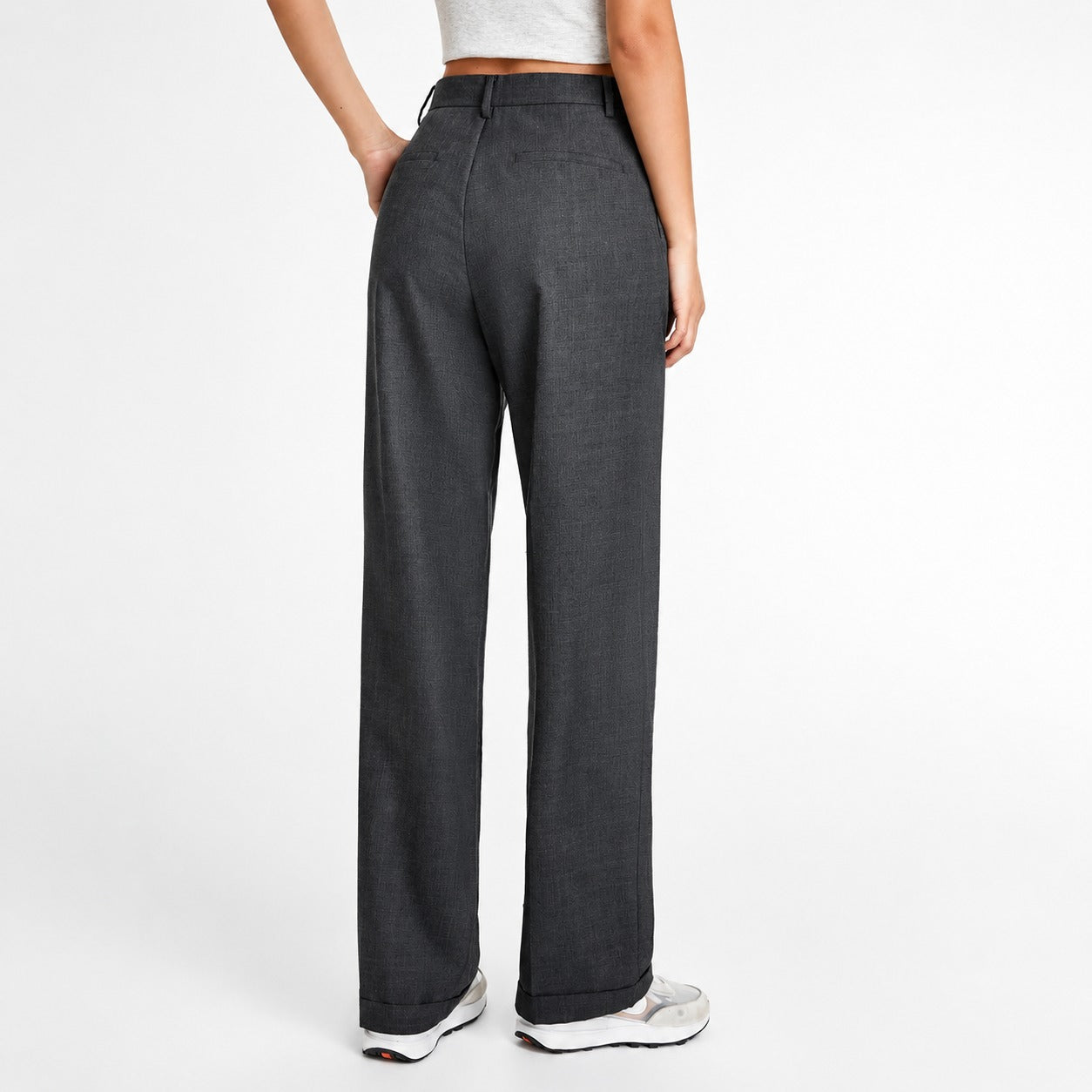Amira - Loose straight-leg suit pants