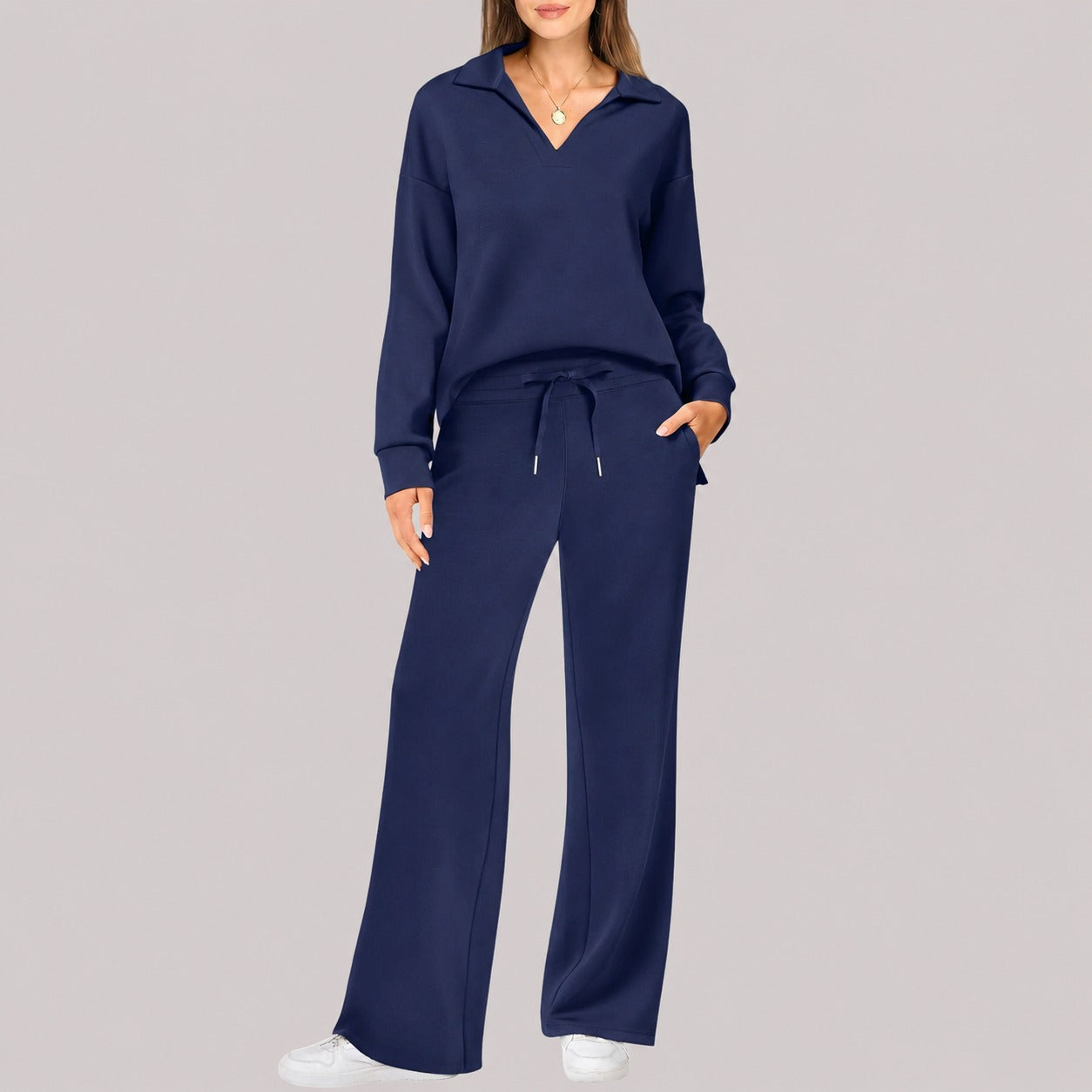 Justina - Warm Sweater and Pants Set