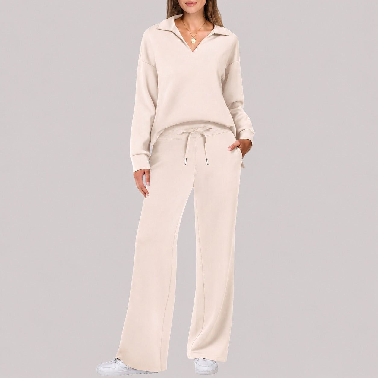 Justina - Warm Sweater and Pants Set