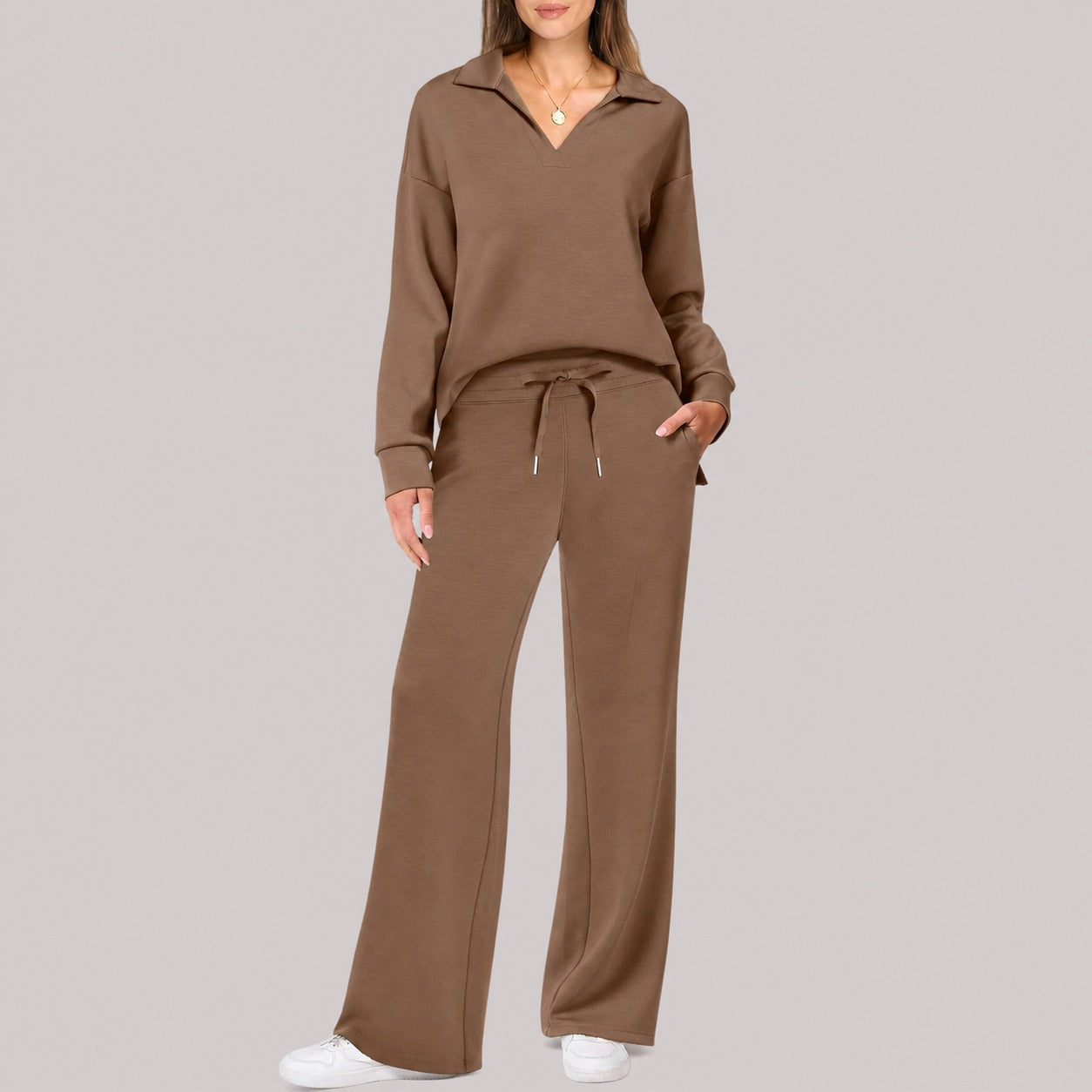 Justina - Warm Sweater and Pants Set