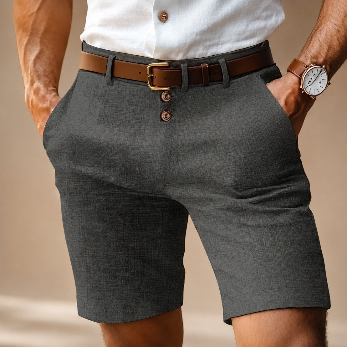 Herbie - Relaxed Shorts with Buttons