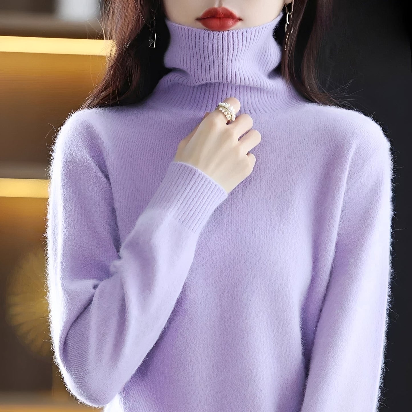 Letizia - Elegant turtleneck sweater