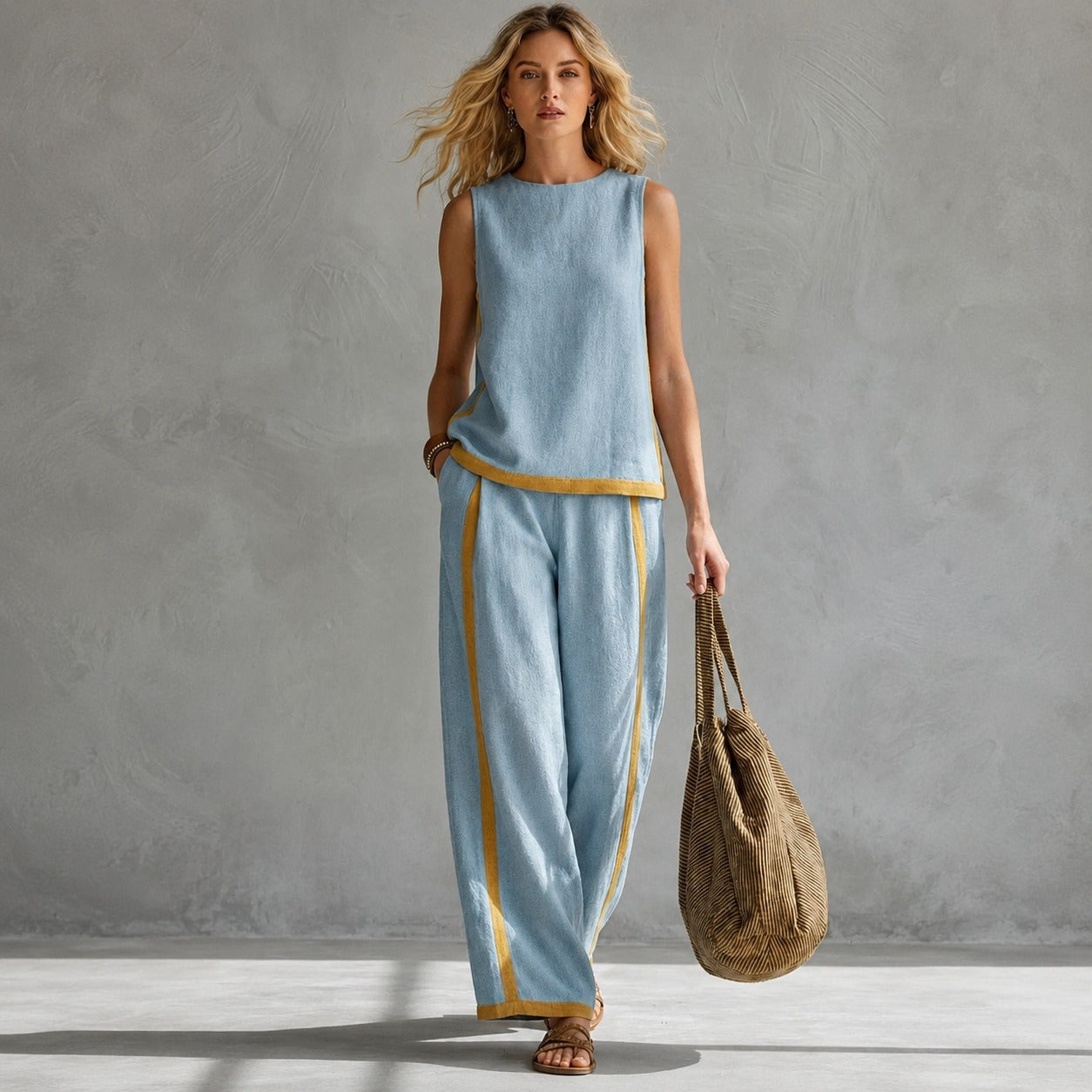 Lisa - Relaxed Sleeveless Set