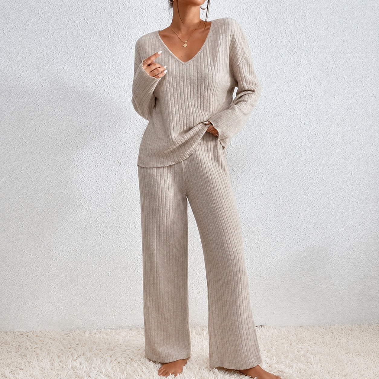 Jermaine - Casual Warm Long-Sleeve Set