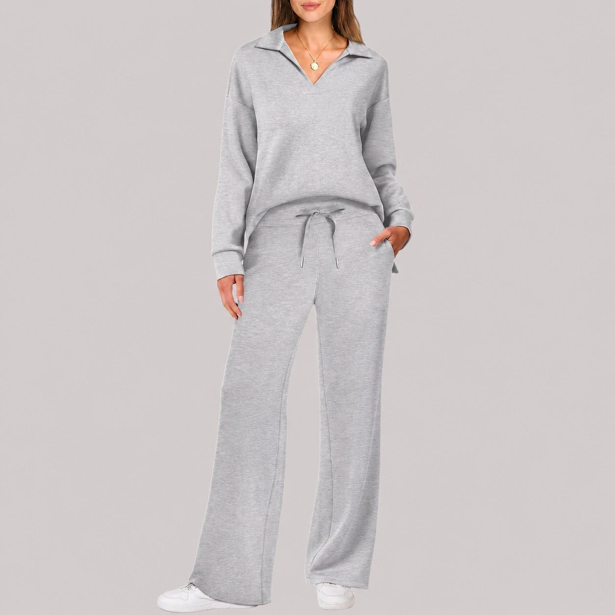 Justina - Warm Sweater and Pants Set