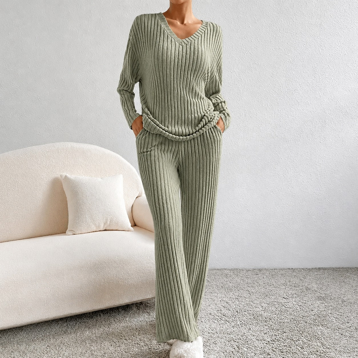Jermaine - Casual Warm Long-Sleeve Set